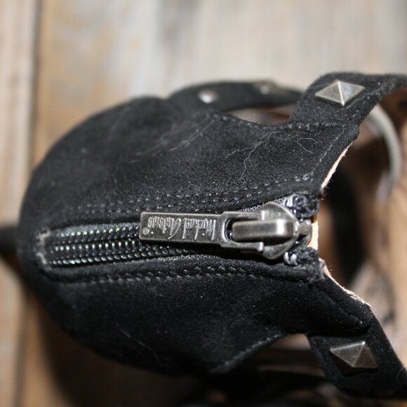 Black Strappy Platform Stiletto Sandal Pumps V@lentino inspired style heel - Picture 8 of 11